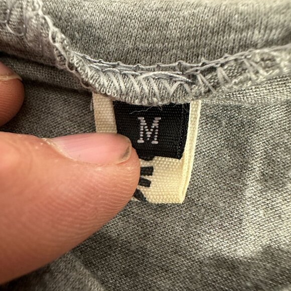 Loose Fit GDKEY Womens Heather Gray Long Sleeve Tunic Sweater Size M - Picture 5 of 5